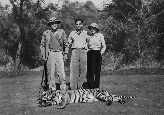 F-el, maharadzsával és első tigrisemmel