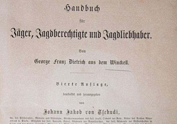 George Franz Dietrich aus dem Winckell: Handbuch für Jäger, Jagdberechtigte und Jagdliebhaber. 1. Bd. 4. Aufl. Brockhaus, Leipzig, 1865.