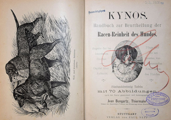 Jean Bungartz: Kynos : Handbuch zur Beurteilung der Racen-Reinheit des Hundes. Neff, Stuttgart, 1884.